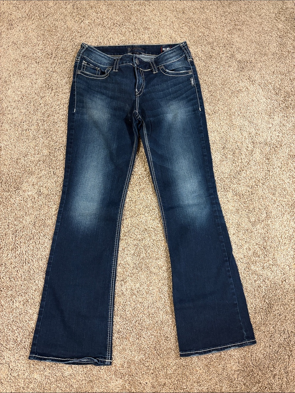 Silver Jeans Indigo Blue Flare Jeans